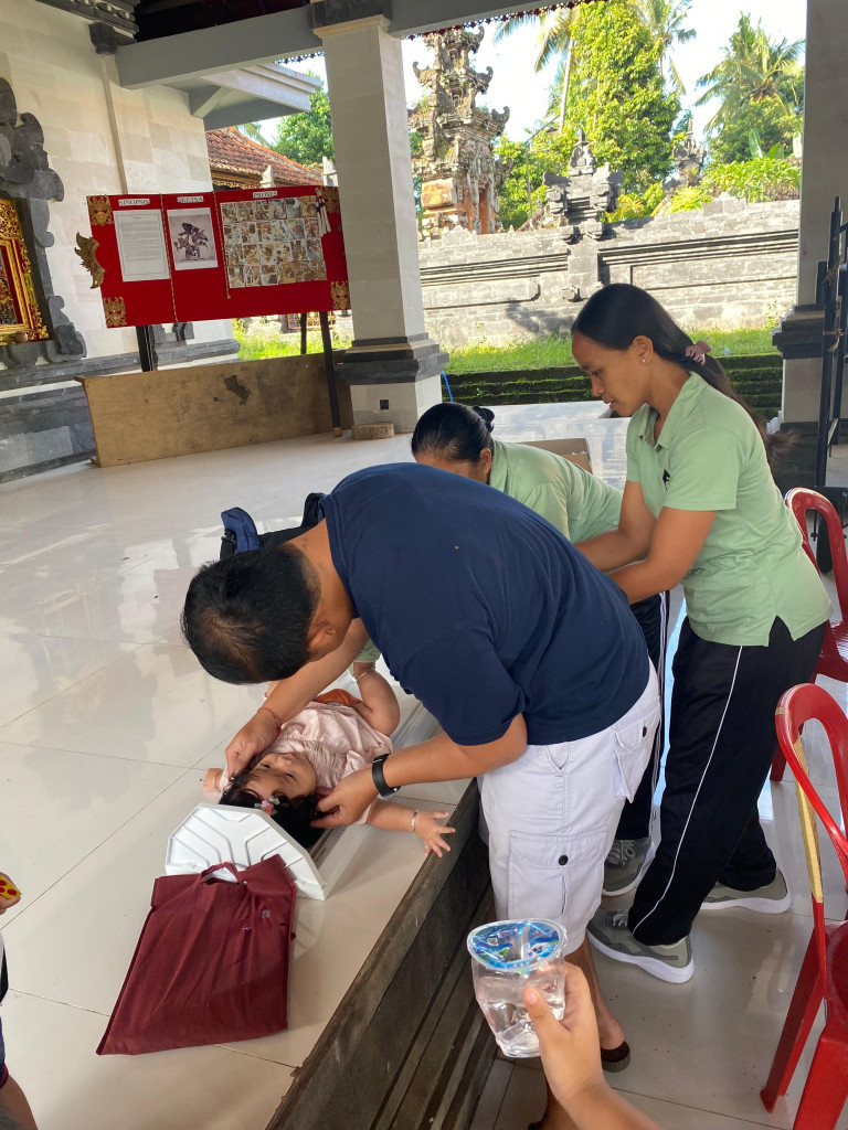 Pelaksanaan Posyandu Balita Banjar Karrangenjung Bhakti - 19 Juli 2025